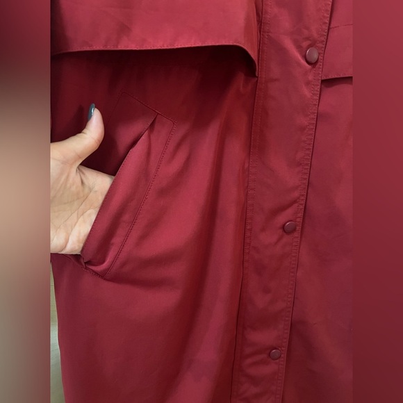 L.L. Bean Women's Vintage Red Size M Winter Jacket Wool Blend Removable Lining - Picture 5 of 10